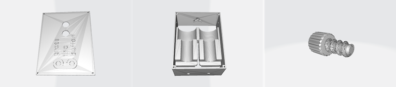 펌프 모터 브라켓 3D 모델링