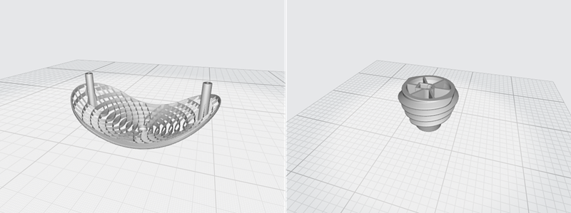 냉난방 팬 그릴 3D 모델링 이미지