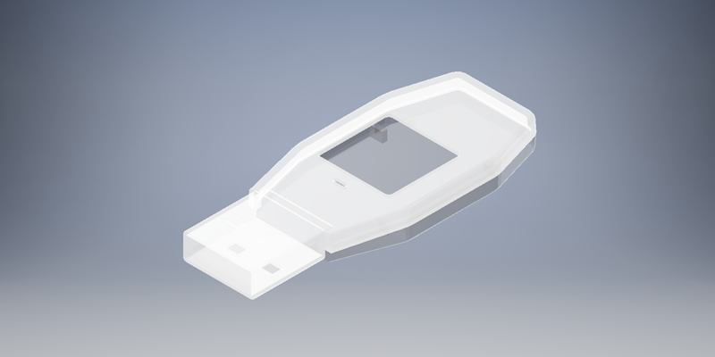 usb 하우징 3d 모델링